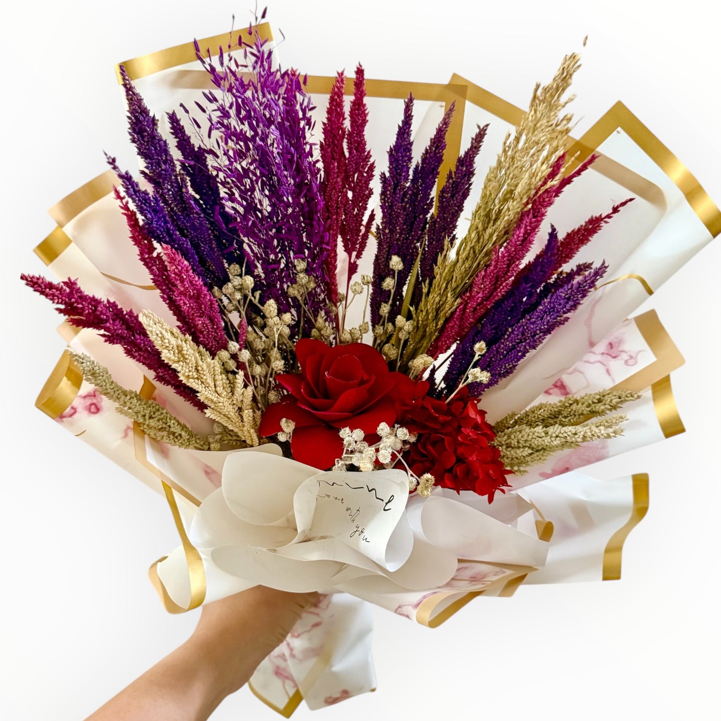 Red Pretty You Scented Dried Bouquet