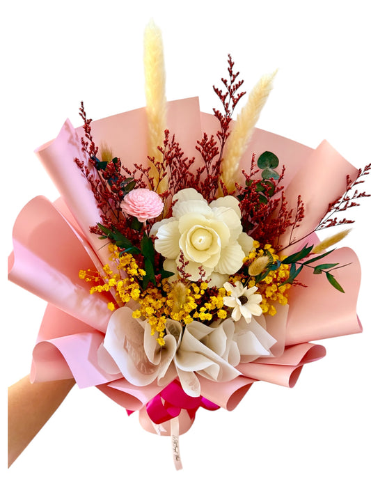 White Scented  Imported Peony Arrangement