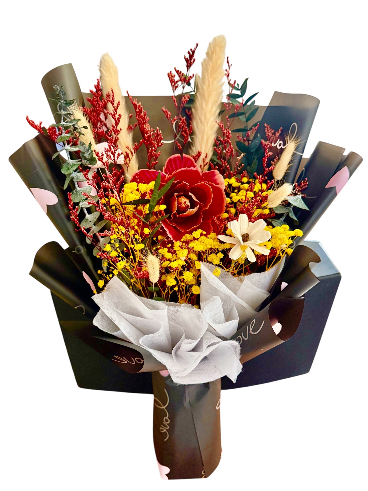Red Scented  Imported Peony Arrangement