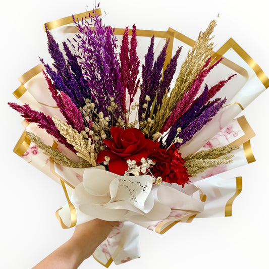 Red Pretty You Scented Dried Bouquet